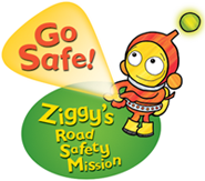Go safe! Ziggys road safety mission